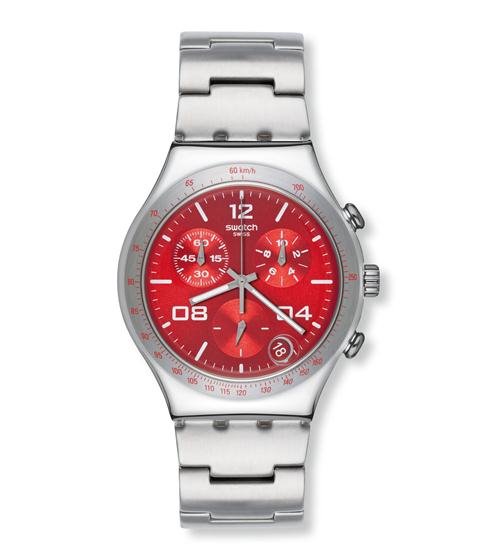 Montre swatch homme cheap rouge